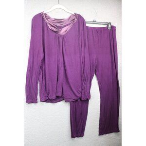 Charlie Paige Purple Pajama Set-Sizes L/XL-Modal-Soft & Comfy